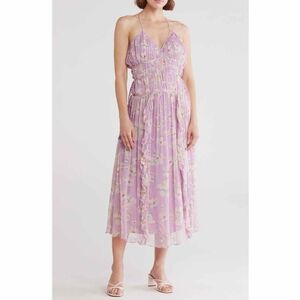 Joie Lyall Shirred Silk Grown